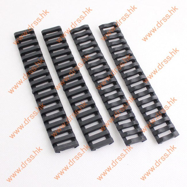 Drss Ladder 18 Slots Low Profile Rail Covers 4pcs/pack Black For Handguard AR15/M4(DS9525A)