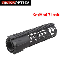 Key Mod Tactical 7'' inch Carbine Free Floating Handguard Mount Bracket with Detachable Rails BLACK fit AR15 M4