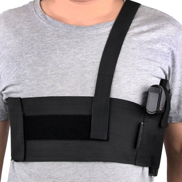 Durable and Flexible Tactical Adjustable Belly Band Waist Pistol Gun Holster Belt Girdle