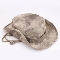 US Army Tactical Boonie Hat Military Men Cotton Camo Cap Paintball Airsoft Sniper Bucket Caps Hunt Fishing Outdoor Hunting Hats