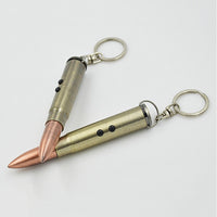 Tactical Pen Multifunctional Outdoor Self-defense Flashlight Bullet Shaped Tactical Pen Survival EDC Light+Ballpoint+Keychain