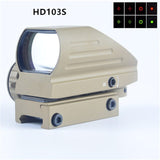 Hunting Scopes Holographic Reflex Sight Green Red Dot with Dovetail  Laser Position  Rifle Collimator 22mm Rail Guide